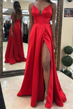 Niulatu Empire Long Red Prom Dress Red Evening Dress HZ1007