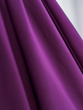 Niulatu Gown Short Sleeves Grape Satin Long Prom Dresses HZ1110