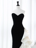 Niulatu Mermaid Strapless Sequin Long Prom Dresses HZ1110