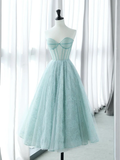 Niulatu Sweetheart Neck Tulle Lace Prom Dress HZ1110