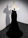 Niulatu Off Shoulder Mermaid Long Prom Dress HZ1110