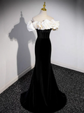 Niulatu Off Shoulder Mermaid Long Prom Dress HZ1110