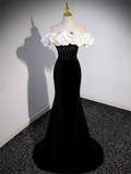 Niulatu Off Shoulder Mermaid Long Prom Dress HZ1110