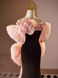 Niulatu Mermaid Long Pink Prom Dress HZ1110
