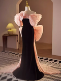 Niulatu Mermaid Long Pink Prom Dress HZ1110