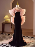 Niulatu Mermaid Long Pink Prom Dress HZ1110