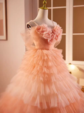 Niulatu Ball Gown Short Sleeves Ruffles Sweet 16 Dresses HZ1110