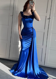 Niulatu Off The Shoulder Mermaid Evening Dress Formal Prom Dress HZ1007