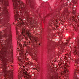 Niulatu Red Mermaid Lace Appliques Prom Dress,Evening Dress Winter Dance Dress HZ1007