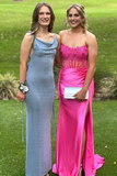 Niulatu Strapless Burgundy Lace Appliques Long Prom Dress Slit Mermaid Evening Gown HZ1007