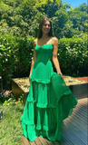Niulatu Sweetheart Neckline Long Party Dress Formal Prom Dress HZ0113