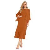 Niulatu Chiffon Spring Mother of The Bride Dresses A-Line Plus Size for Women Formal Prom HZ1007