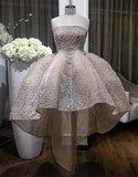 Niulatu Hi Low Homecoming Dresses with Pearls HZ1110