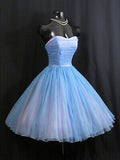 Niulatu 1950's 50s Strapless Homecoming Dress HZ1110