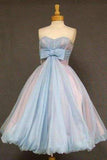 Niulatu Sweetheart Birthday Outfit Cute Short Homecoming Dress with Bowknot HZ1110