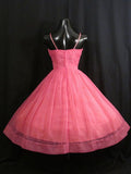 Niulatu Vintage Watermelon Short Homecoming Dress Party Dress HZ1110