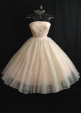 Niulatu Gown Strapless Short Tulle Homecoming Gown Hoco Dress HZ1110