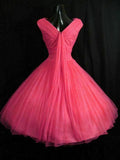 Niulatu 1950's Short Tulle Knee Length Sleeveless Homecoming Dresses HZ1110