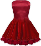 Niulatu A line Strapless Red 8th Grade Homecoming Dresses Hoco Dress HZ1110
