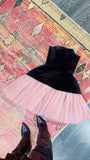 Niulatu A-Line Strapless Short Pink Velvet Homecoming Dress Birthday Outfit HZ1110