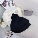 Niulatu A line Black Short Homecoming Dress Party Dress HZ1110