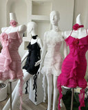 Niulatu Sheath Homecoming Dress With Tiered Ruffle Skirt Bodice Birthday Outfits HZ1110