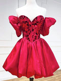 Niulatu Satin Short Prom Dresses Short Homecoming Dress HZ1110