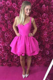 Niulatu Ball Gown Homecoming Dress Scoop Eyelet Lace up Short Cocktail Dress HZ1110