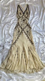 Niulatu Bodycon Mermaid Straps Long Dresses Beads Backless Prom Dress Party Dress HZ1110