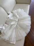 Niulatu Ball Gown Straps White Homecoming Dresses 18th Birthday Outfits Party Dress HZ1110