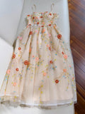 Niulatu A line Spagetti Straps Champagne Beads Tulle Homecoming Dress Birthday Dresses HZ1110