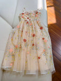 Niulatu A line Spagetti Straps Champagne Beads Tulle Homecoming Dress Birthday Dresses HZ1110