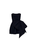 Niulatu A line Sweetheart Black Short Homecoming Dresses Cocktail Dress HZ1110