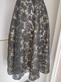 Niulatu A Line Spaghetti Straps Tulle Lace Black Women's Holiday Dresses SD222