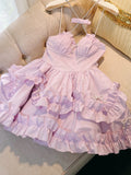 Niulatu Ball Gown Spaghetti Straps Pink Short Homecoming Dresses 18th Birthday Outfit HZ1110