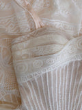 Niulatu A Line Spaghetti Straps Lace Prom Dress White Formal Dresses HZ1110
