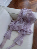 Niulatu A Line Strapless Lilac Organza Short Homecoming Dresses Birthday Outfits HZ1110