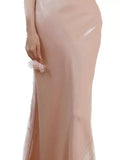 Niulatu Sheath Spaghetti Straps Pink Long Prom Dresses Evening Dress HZ1110