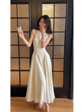 Niulatu Sheath Scoop Ankle Length Prom Dresses Simple Evening Dress HZ1110