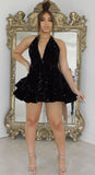 Niulatu Short White Homecoming Dress Sequins Pink Black Party Dresses for Women HZ1110