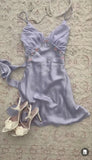 Niulatu Birthday A line Spaghetti Straps Lilac Homecoming Dresses Short Party Dress HZ1110
