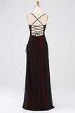 Niulatu Spaghetti Straps Floor Length Evening Gown Party Prom Dress HZ1110