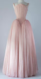 Niulatu Ball Gown Straps Pink Tulle Long Length Prom Dresses Birthday Outfits HZ1110