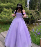 Niulatu A Line Off The Shoulder Lilac Sequin Long Prom Dress Evening Dresses HZ1110