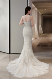 Niulatu Mermaid Tulle Lace Long Wedding Dresses HZ1110