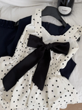 Niulatu 17th A Line Sweetheart Satin Polka Dots Beads Short Homecoming Dress Birthday Outfits HZ1110