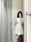 Niulatu Chinese Style A Line Satin Short Homecoming Dress 20th Birthday Outfits HZ1110