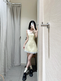 Niulatu A Line Satin Short Homecoming Dress 18th Birthday Outfits HZ1110