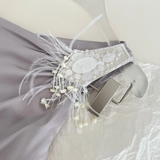 Niulatu Mermaid One Shoulder Satin Short Homecoming Dress 19th Birthday Outfits HZ1110