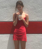 Niulatu Mermaid Spaghetti Straps Satin Short Homecoming Dress 21th Birthday Outfits HZ1110